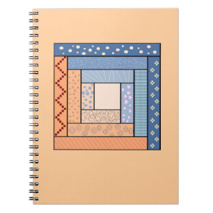 Carnet d'édredon de cabine de rondin