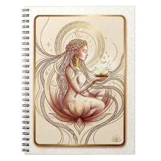 Carnet Déesse spirituelle du lotus sacré
