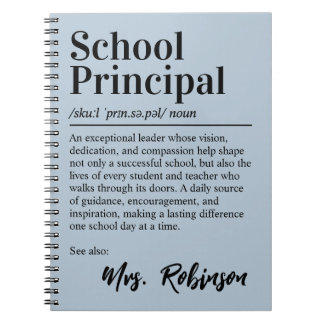 Carnet Définition de directeur d'école Citation Couvertur