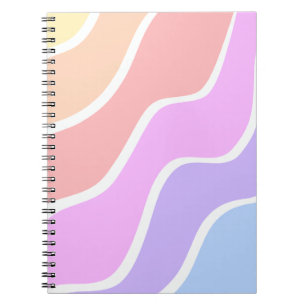 Carnet Dégradé de couleur claire mixte