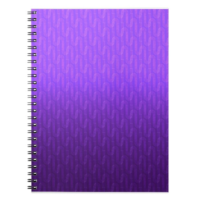 Carnet Dégradé du lilas néon. (Devant)