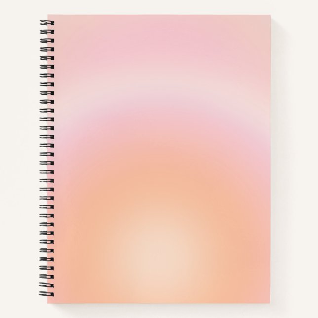 Carnet Dégradé Fuzz Peach (Devant)