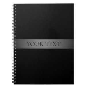 Carnet Dégradé simple et élégant à rayures, couleur modif