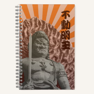 Carnet Déité bouddhiste Fudo Myo-o Pop Art