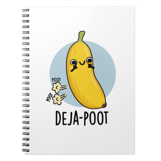 Carnet Déjà-pète Blague sur la banane Double Pet Drôle  (Devant)