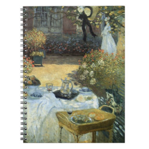 Carnet Déjeuner par Claude Monet, Impressionnisme Vintage