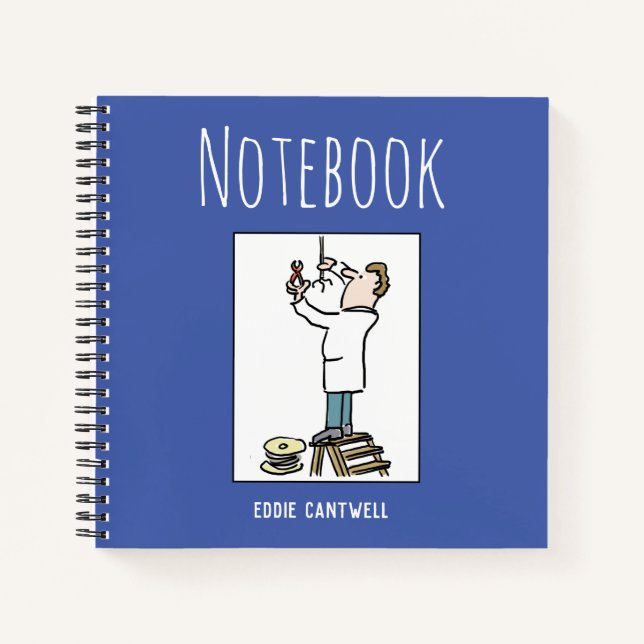 Carnet d'électricien avec nom (Devant)