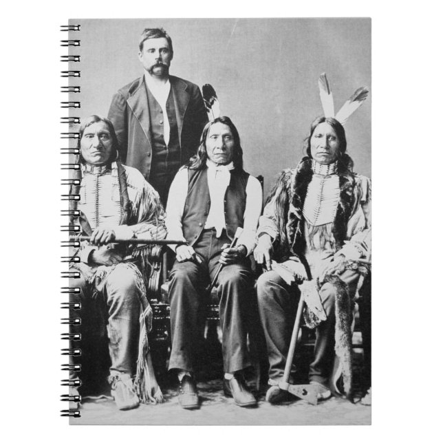 Carnet Délégation des chefs de Sioux, menée par le nuage (Devant)