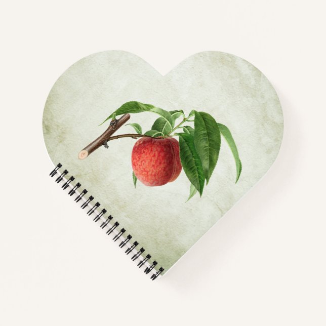 Carnet Délicieuse pêche dans une branche (Devant)