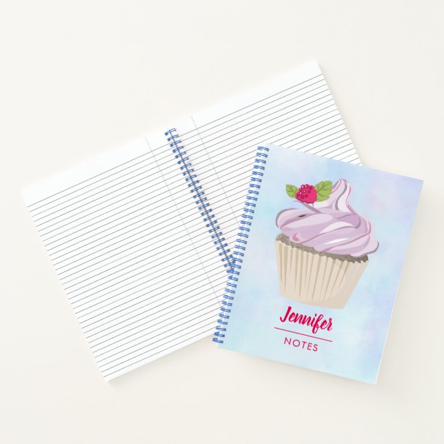 Carnet Délicieux brioche rose sur le dessus (Intérieur)