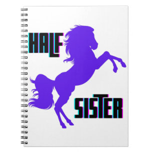 Carnet Demi-Soeur Pony Violet frère