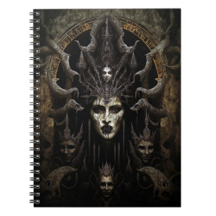 Carnet Demon Femme Monster Horreur Art