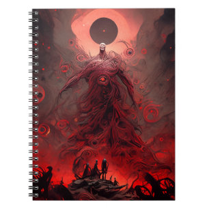 Carnet Démon géant Créature Imaginaire foncé Horreur