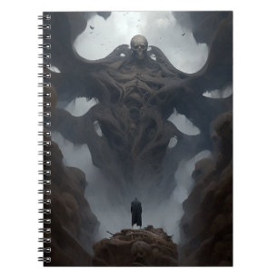 Carnet Démon géant Créature Imaginaire foncé Horreur