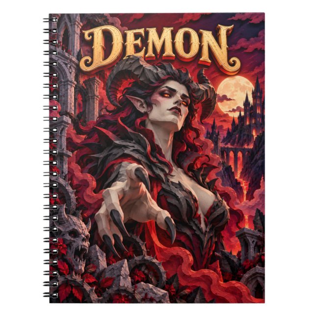 Carnet Démon, Monstre de découpe de papier (Devant)