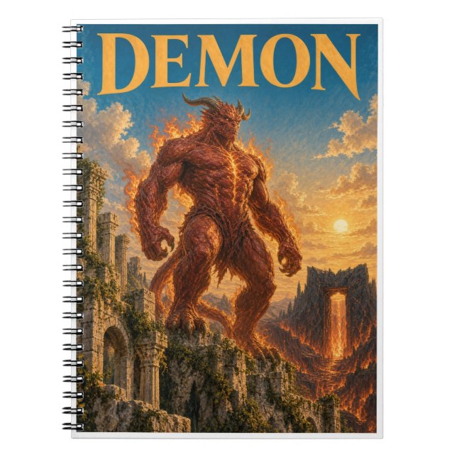 Carnet Démon, Monstre de Fantastique Gothique (Devant)