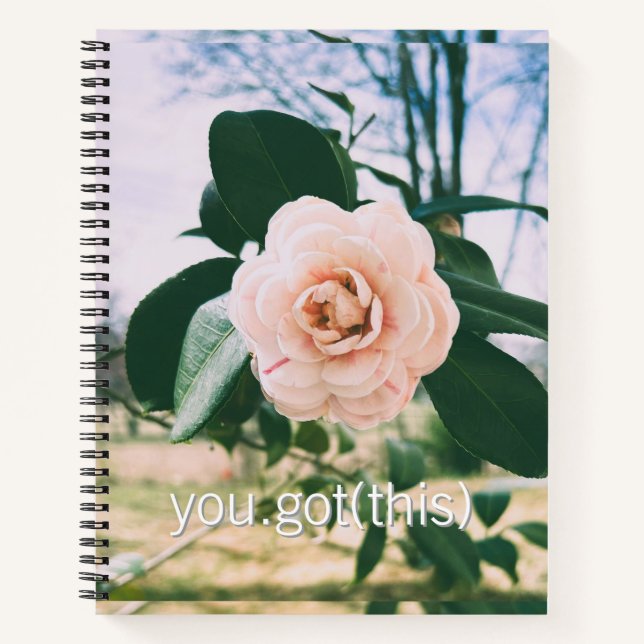 Carnet d'encouragement floral pour les femmes de t (Devant)