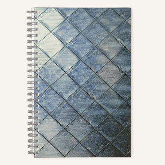 Carnet Denim géométrique
