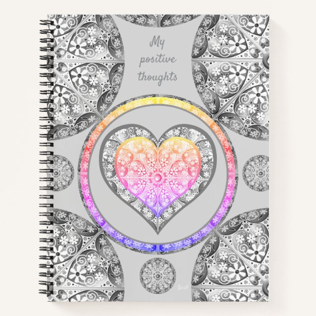 Carnet Dentelle en céramique Gris (Devant)