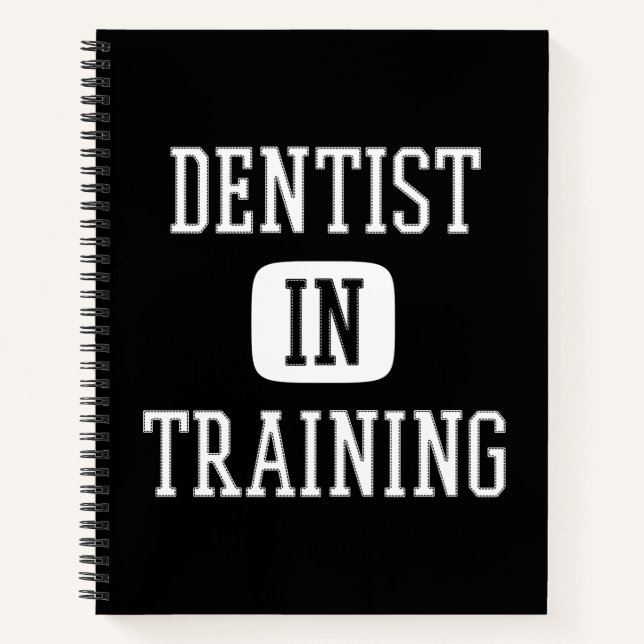 Carnet Dentiste en formation Étudiant dentaire (Devant)