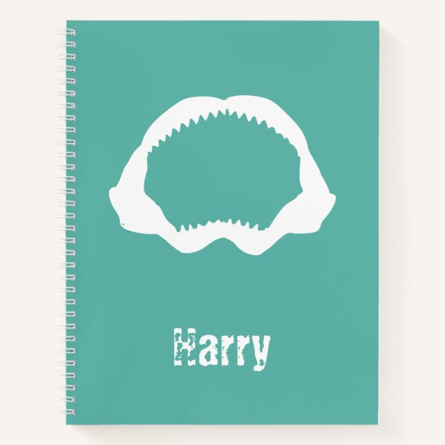 Carnet Dents de requin et Jaw Fun Marine Faune (Devant)