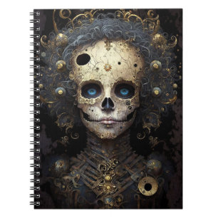 Carnet Déplaisant crâne gothique Imaginaire foncé Art