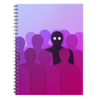 Carnet Déplaisant Fantôme Éffrayant Art Psychedélique Vio
