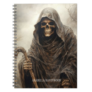 Carnet Déplaisant, Gothique Grim Reaper Halloween Horreur