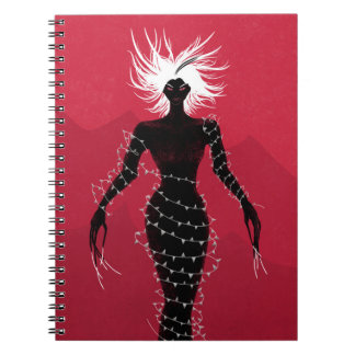 Carnet Déplaisante fille démon en robe de verre