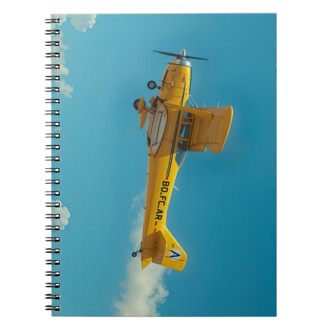 Carnet dépliant jaune haut (Devant)