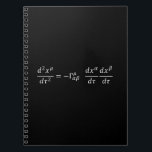 Carnet d'équation géodésique<br><div class="desc">L'équation de la géodésique,  l'équation décrivant la plus petite distance entre deux points dans une géométrie.</div>