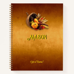 Carnet d'équinoxe d'automne de Mabon personnalisab