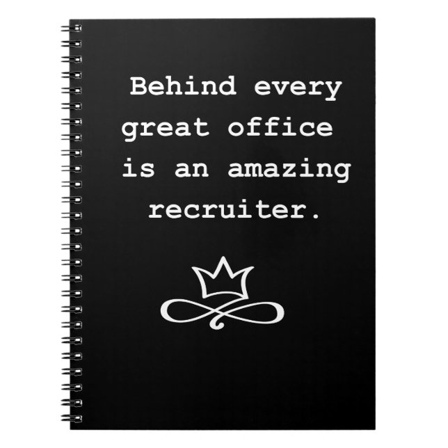 Carnet Derrière chaque grand bureau est un extraordinaire (Devant)