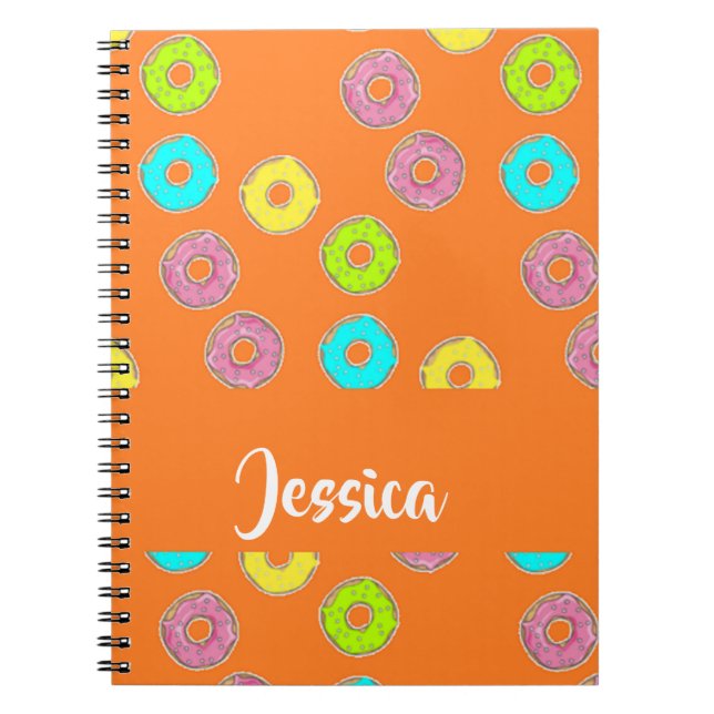 Carnet Des beignets colorés (Devant)