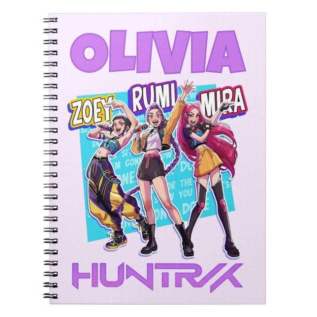 Carnet des Chasseurs de Démons KPop, Kids Huntrix (Devant)