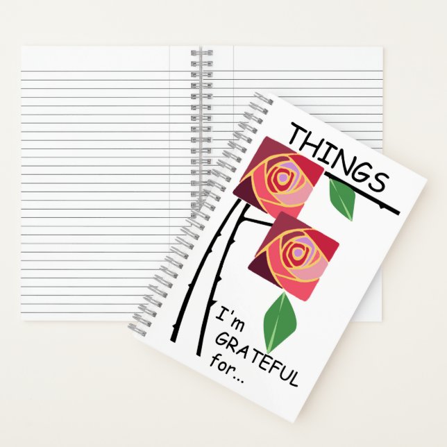 Carnet Des choses dont je suis reconnaissant (À l'intérieur)
