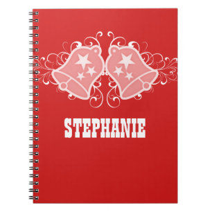 Carnet des cloches de vacances et des perles, roug
