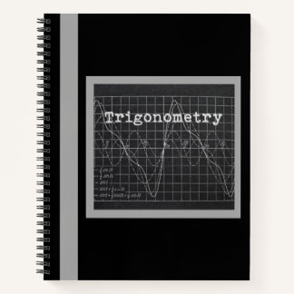 CARNET DES ÉQUATIONS DE TRIGONOMÉTRIE (NOIR)