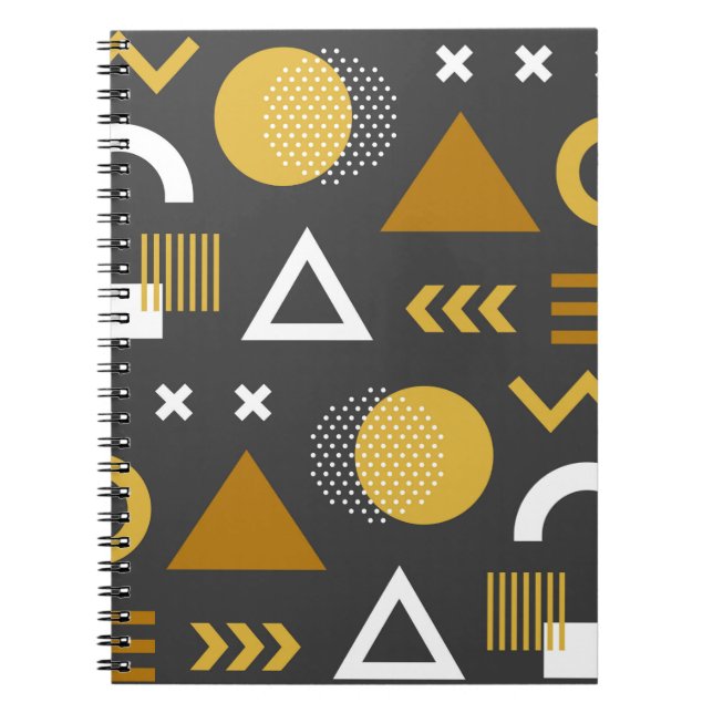 Carnet Des figures géométriques de conception motif trans (Devant)