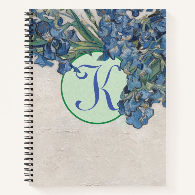 Carnet des fleurs Van Gogh (Devant)