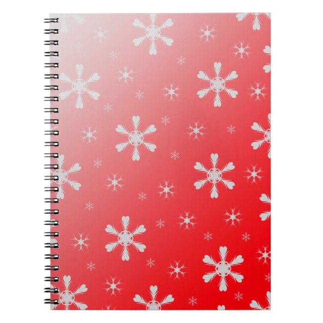 Carnet des flocons rouges (Devant)