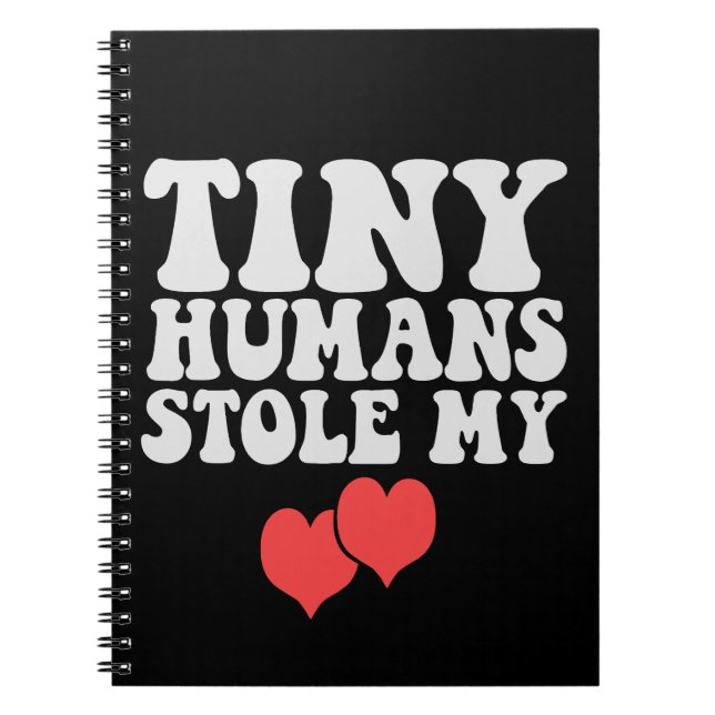 Carnet Des minuscules humains enlèvent mon coeur Grossess (Devant)