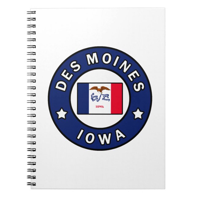 Carnet Des Moines Iowa (Devant)
