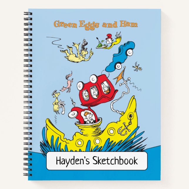 Carnet Des œufs verts et du jambon | Dessin (Devant)