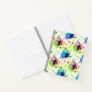 Carnet des papillons aquarelle