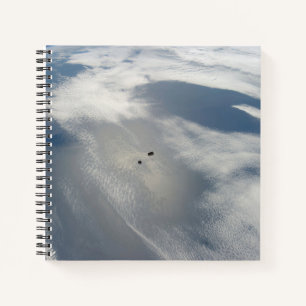 Carnet Des Petits Satellites Orbitent Au-Dessus D'Une Par
