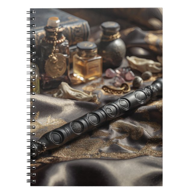 Carnet des phases de lune d'alchimie mystique (Devant)