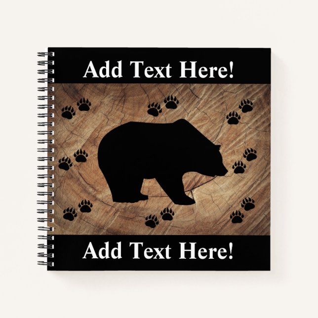 Carnet Des Poches D'Ours Et D'Ours Noirs (Devant)