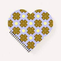 Carnet des points et croix jaunes