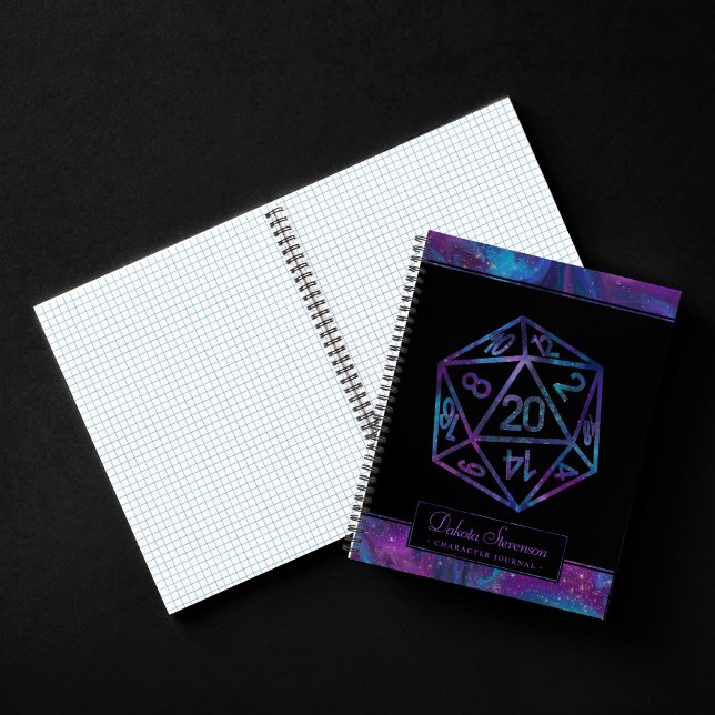 Carnet Dés RPG | Papier graphique Nebula Tabletop PnP Gam (Créateur téléchargé)